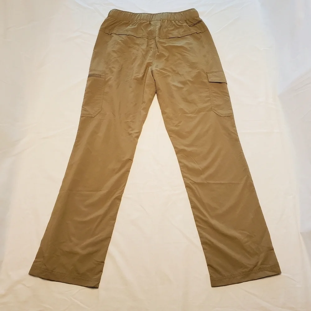 Columbia GRT Pants Men's Size 32Lx30 Belted Cargo Outdoor Relaxed Nylon Khaki